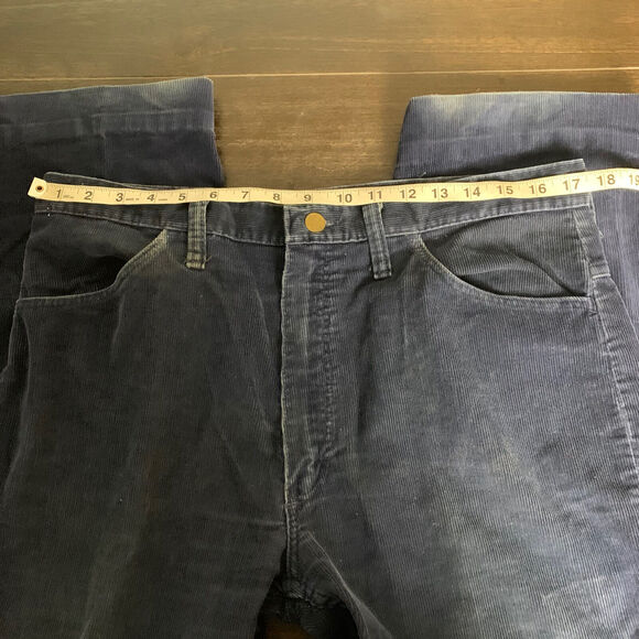 Vintage Rustler Jeans Mens 36x30 Corduroy Regular Fit Straight Leg Made In USA - Picture 9 of 16
